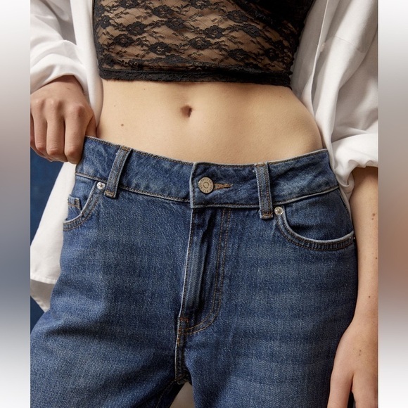 BDG Mid-Rise Skinny blue jeans size 26 y2k streetwear J - Picture 5 of 15